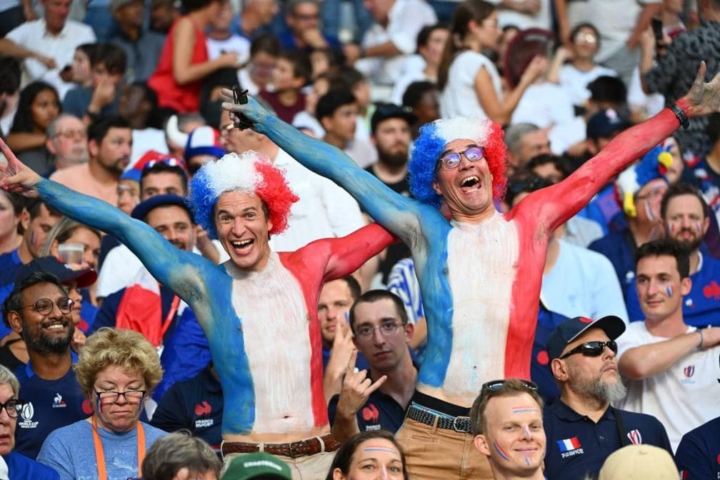 Supporters France équipés — Avant Match