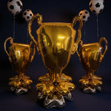 Set de 3 Ballons Trophée Football · Décoration Soirée