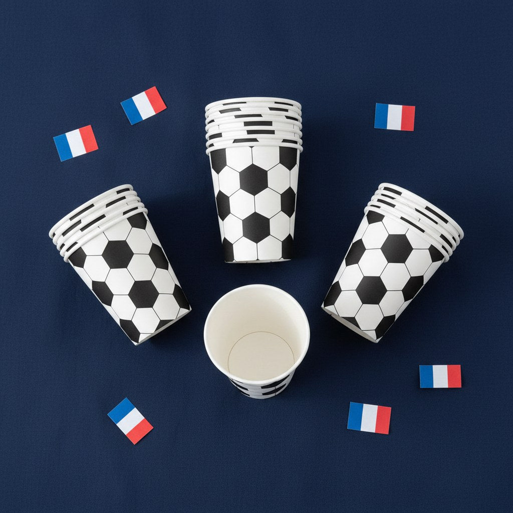 Set Verres Football 30 Pièces · Soirée Match