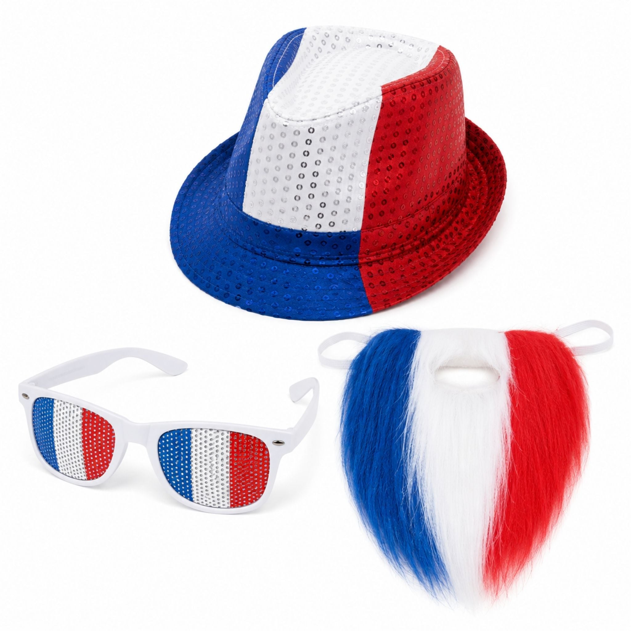 Kit Déguisement Tricolore · 3 Articles