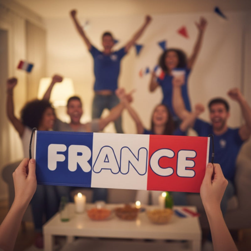 Bannière Supporter France · Décoration Tricolore