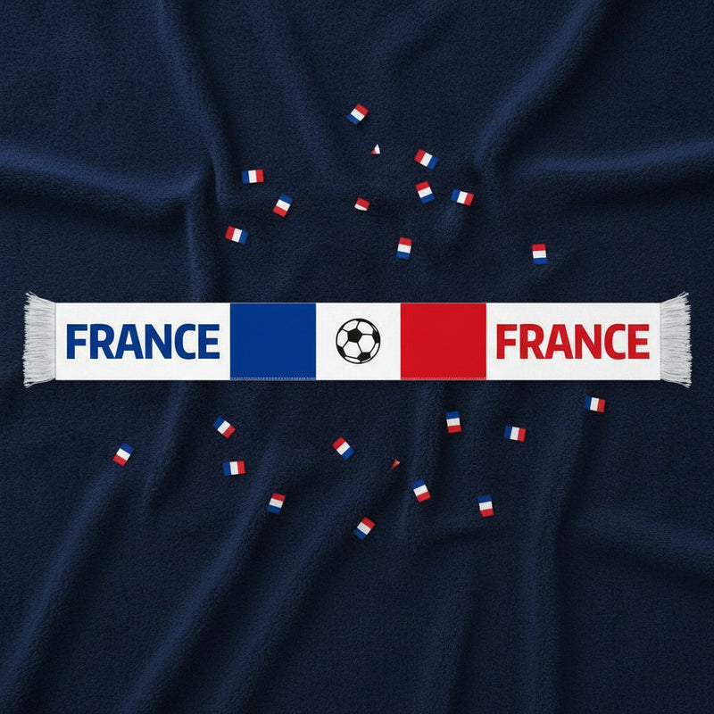 Écharpe Supporter France · Football Tricolore