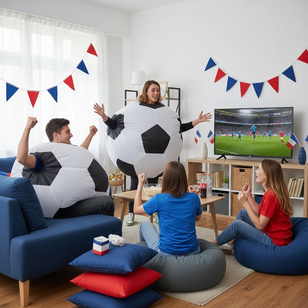 Costume Gonflable Footballeur · Déguisement Supporter