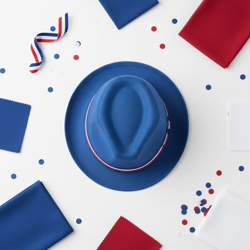 Chapeau Borsalino Supporter France · Adulte