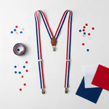 Bretelles Tricolores Supporter France · Accessoire Soirée