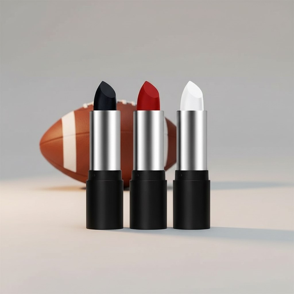 Kit 3 Craies de Maquillage Supporter · Bleu Blanc Rouge