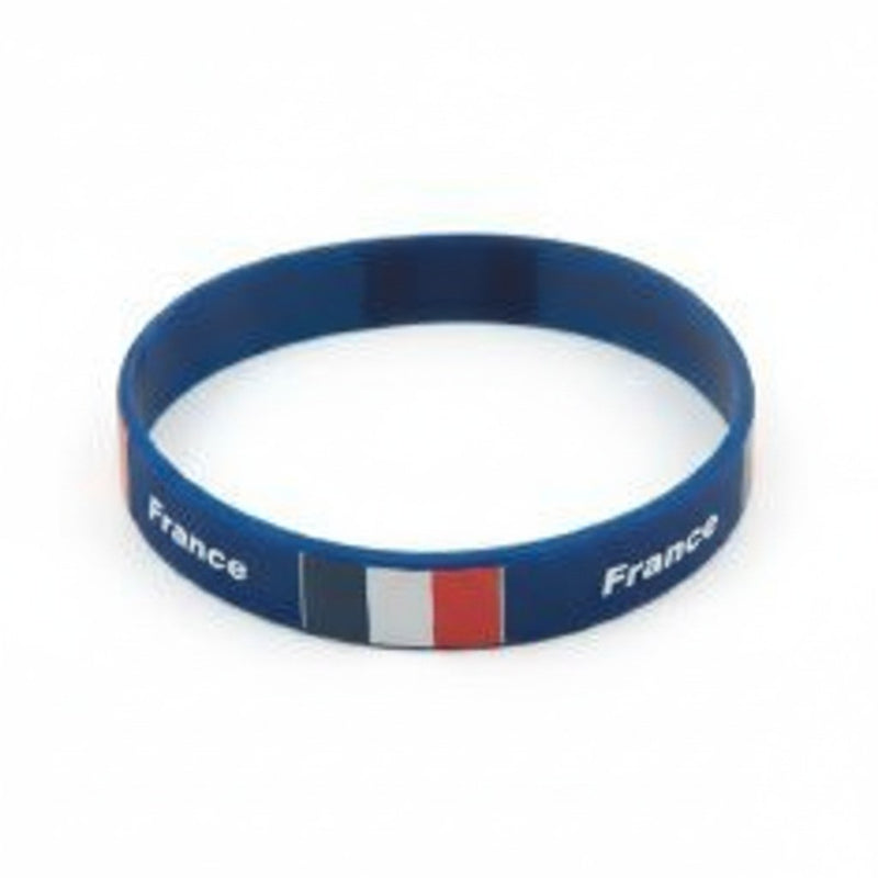 Bracelet Souple Supporter France · Tricolore · À l'Unité
