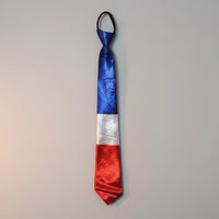 Cravate Tricolore France · Accessoire Supporter