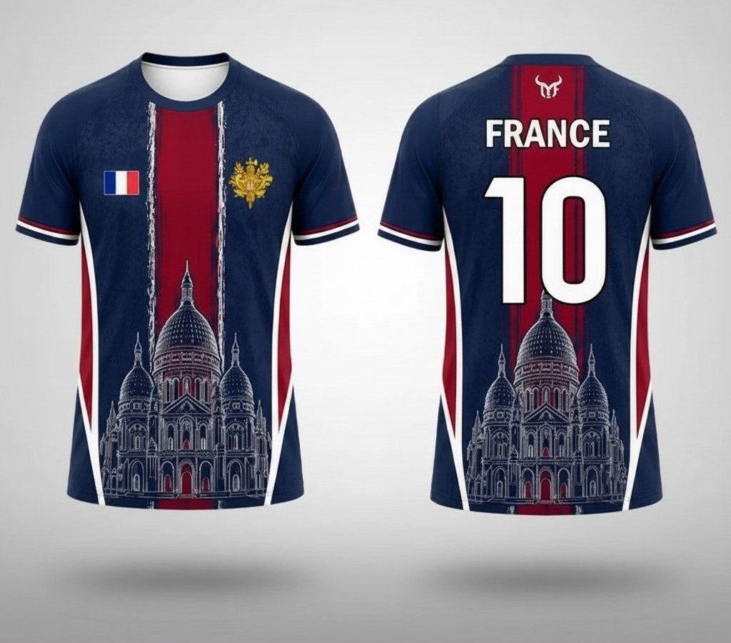 T-Shirt Drapeau France · Supporter Football