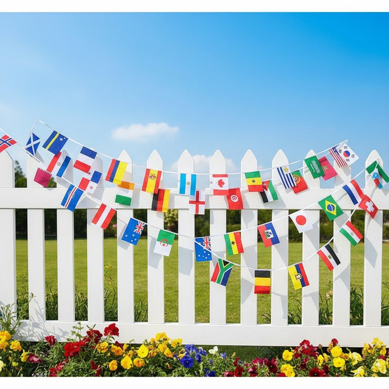 Guirlande Drapeaux des Nations · Décoration Football
