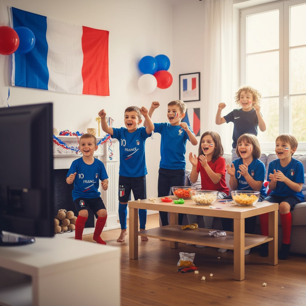 Ensemble Sport Tricolore Enfant · Tenue Supporter France