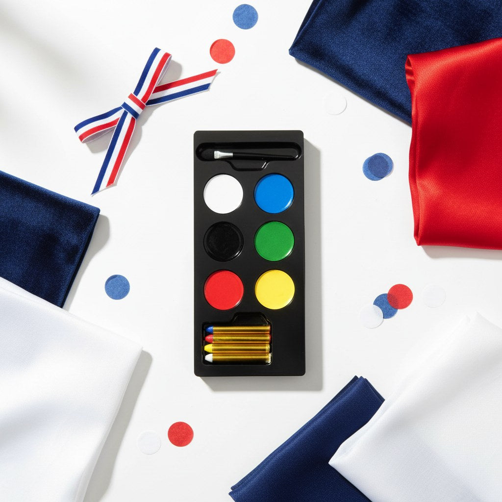 Palette Maquillage Supporter · Accessoire Soirée Match