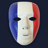 Masque Supporter Tricolore France · Accessoire Soirée