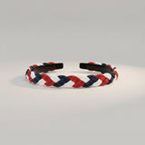 Bandeau Tressé Tricolore Supporter France