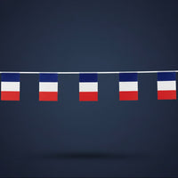Guirlande 10 Drapeaux France Tricolore · 5 mètres