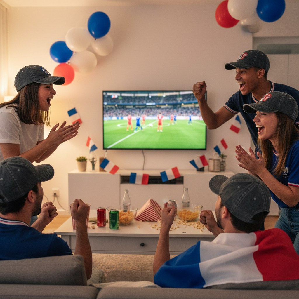 Casquette Supporter France · Brodée Tricolore