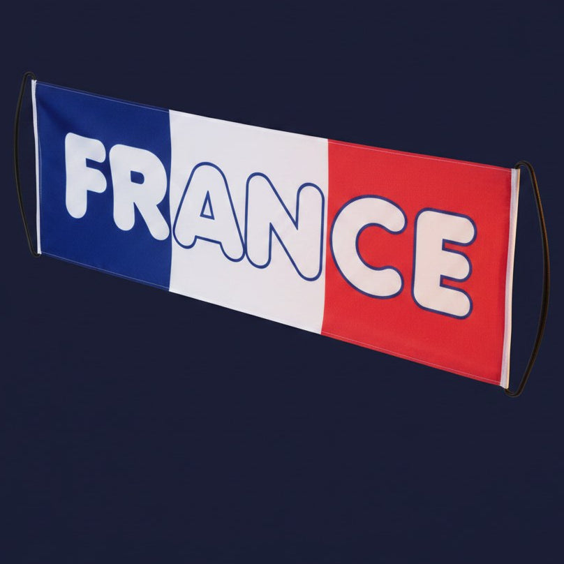 Bannière Supporter France · Décoration Tricolore