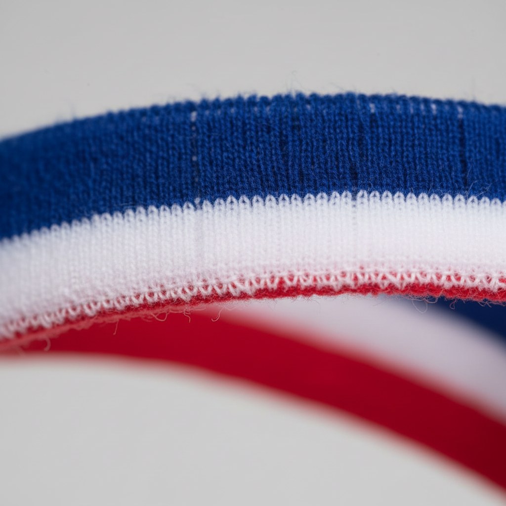 Bandeaux Éponge Tricolore Supporter · Lot de 3