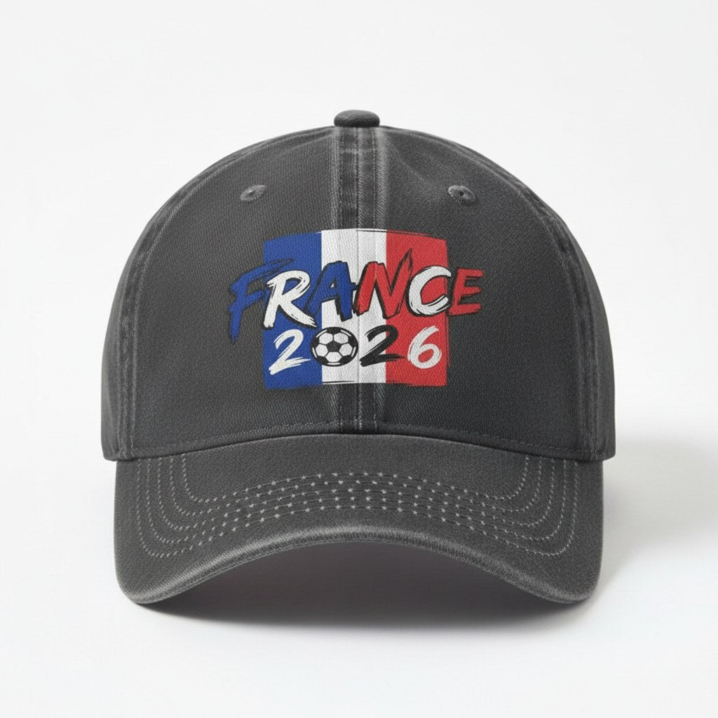 Casquette Supporter France · Brodée Tricolore