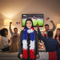 Boa Plumes Tricolore France · 50g Accessoire Supporter