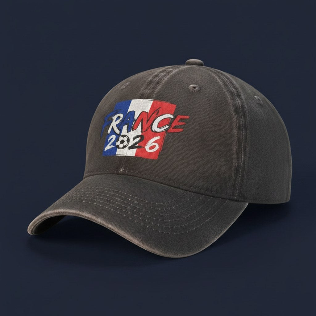 Casquette Supporter France · Brodée Tricolore