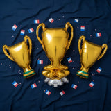 Set de 3 Ballons Trophée Football · Décoration Soirée