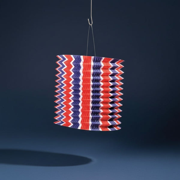 Lampion Cylindrique Tricolore · Décoration Supporter France