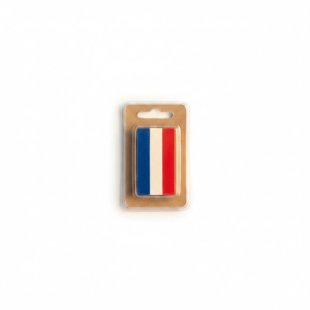 Bâton de Maquillage Tricolore · Accessoire Supporter France