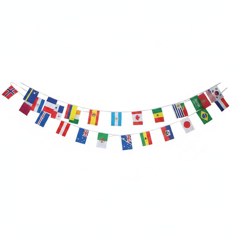 Guirlande Drapeaux des Nations · Décoration Football