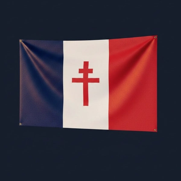 Drapeau Croix de Lorraine · Décoration France