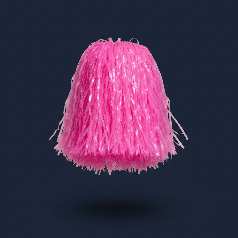 Pompon Supporter Rose · Accessoire Fête