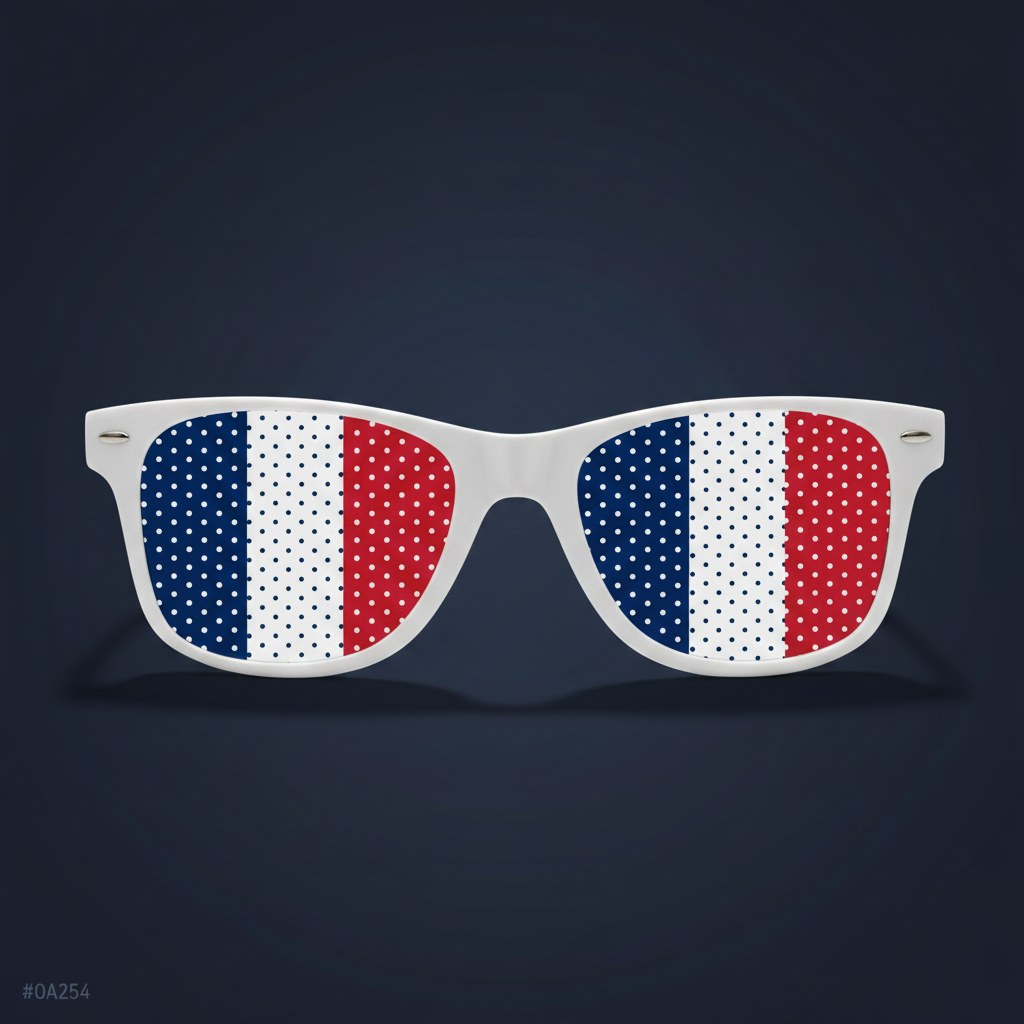 Lunettes Blues Tricolores France · Accessoire Supporter