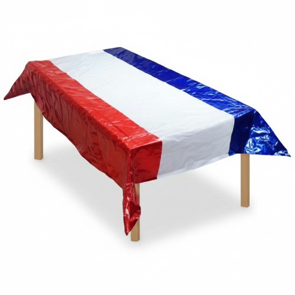 Nappe Tricolore France · Décoration Soirée Match