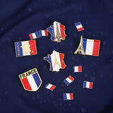 5 Pin's Drapeau France · Broche Supporter Tricolore