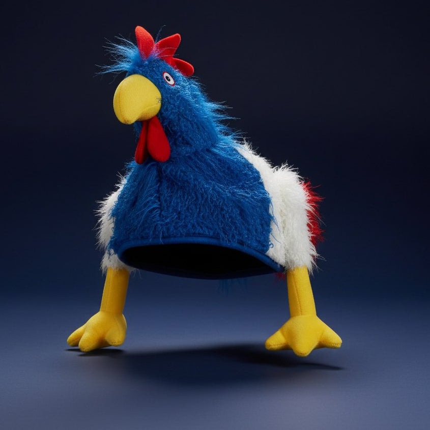 Chapeau Coq France · Accessoire Supporter Tricolore Adulte