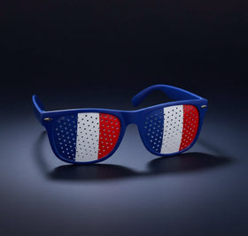 Lunettes Verres Tricolores · Accessoire Supporter France