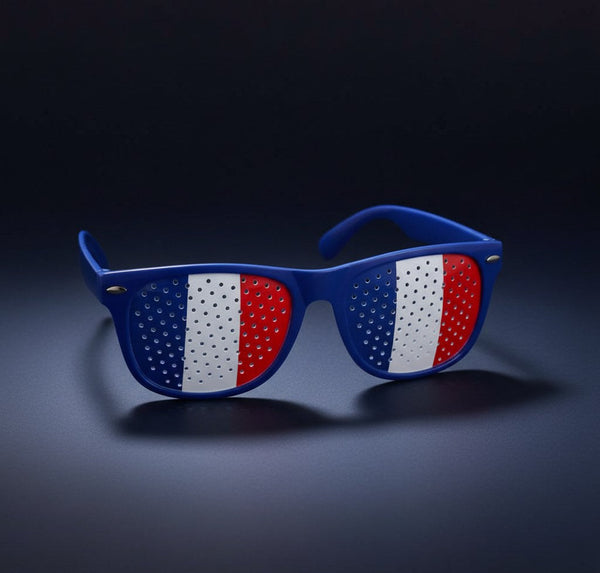 Lunettes Verres Tricolores · Accessoire Supporter France