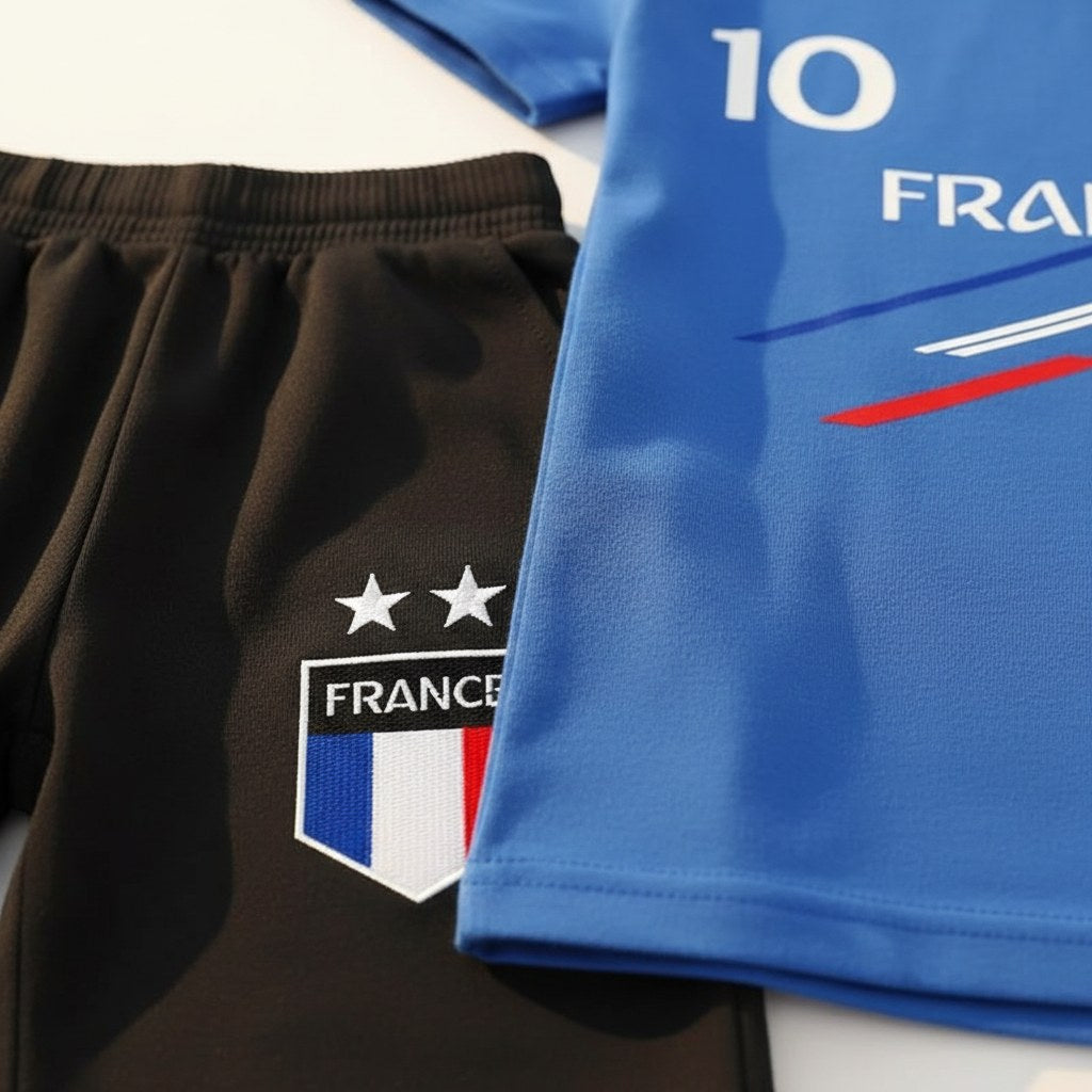 Ensemble Sport Tricolore Enfant · Tenue Supporter France