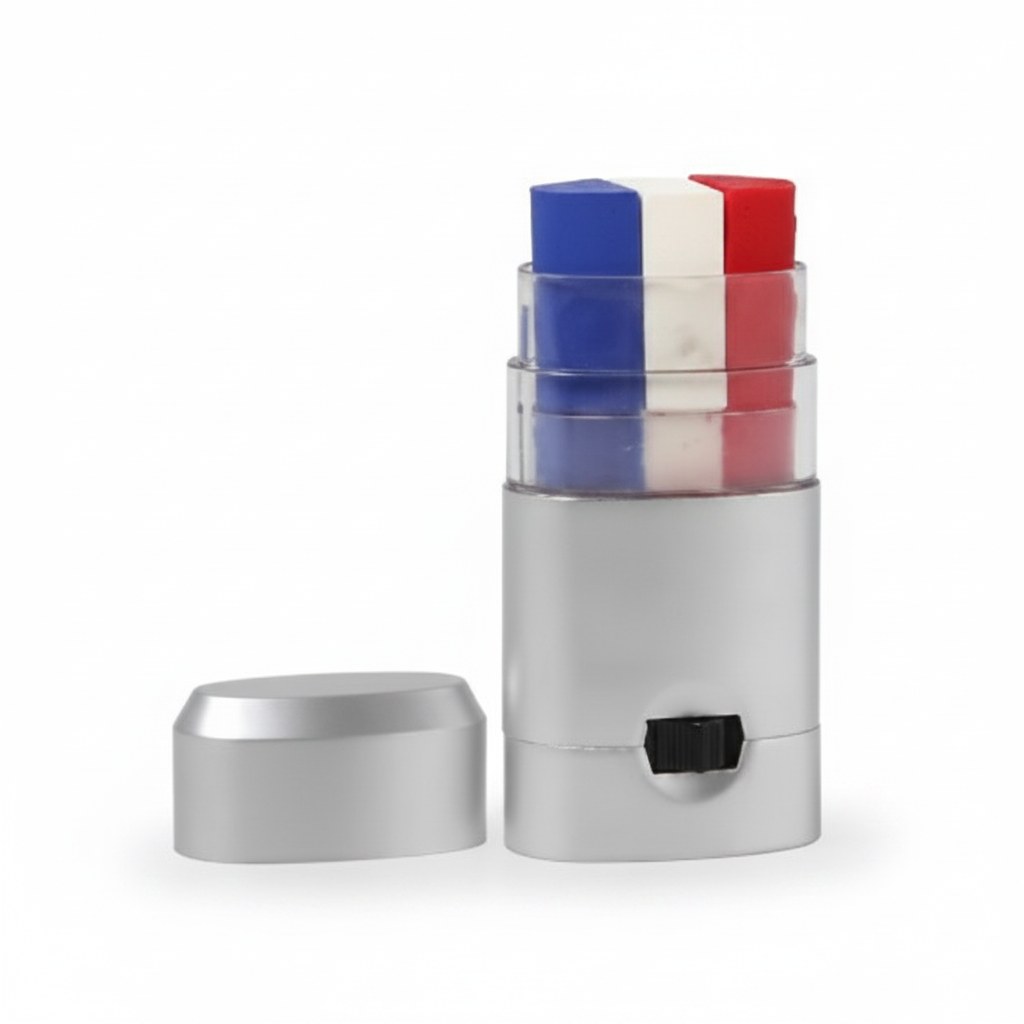 Stick de Maquillage Tricolore · Accessoire Supporter France
