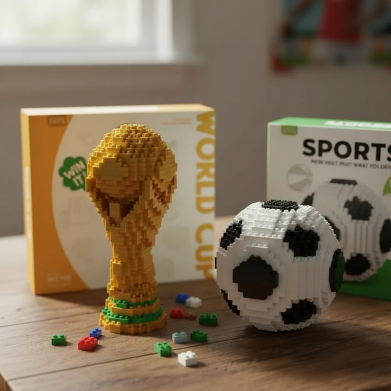 Mini Trophée Briques Football · Collector Supporter