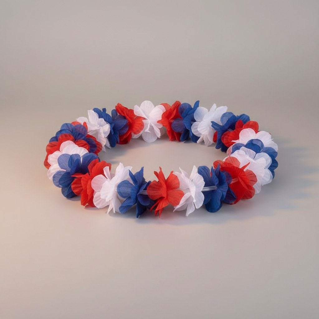 Collier de Fleurs Tricolore · Supporter France