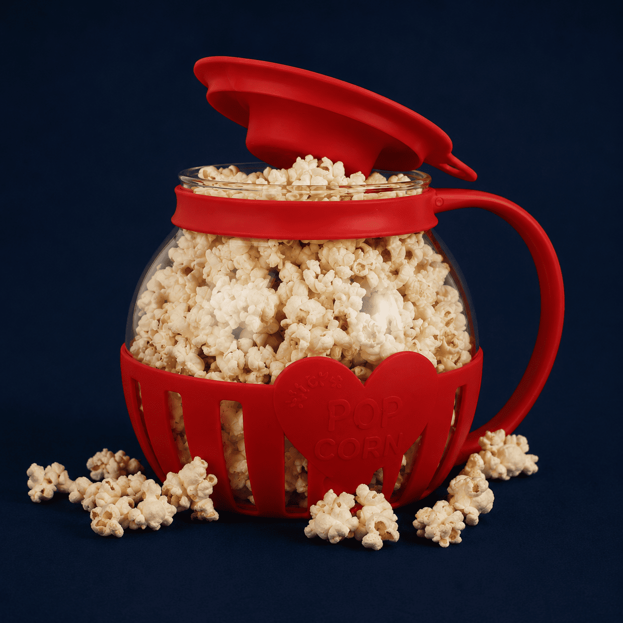 Bol Pop-Corn en Verre Micro-Ondes · Soirée Match