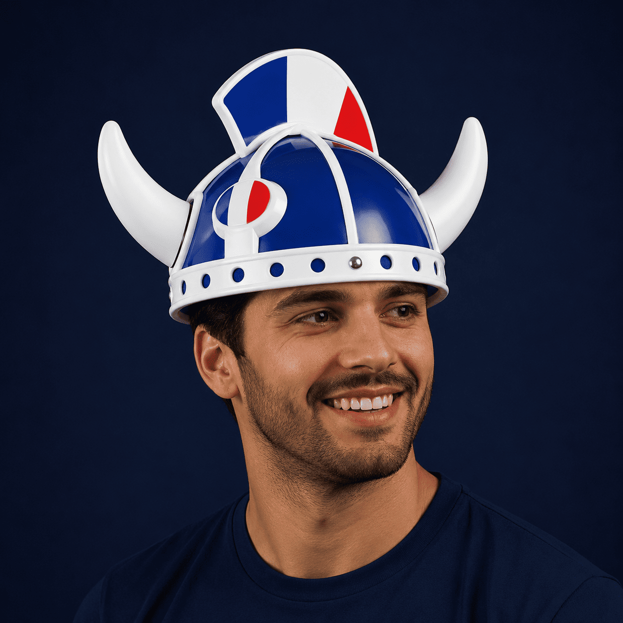 Casque Gaulois Tricolore · Accessoire Supporter France