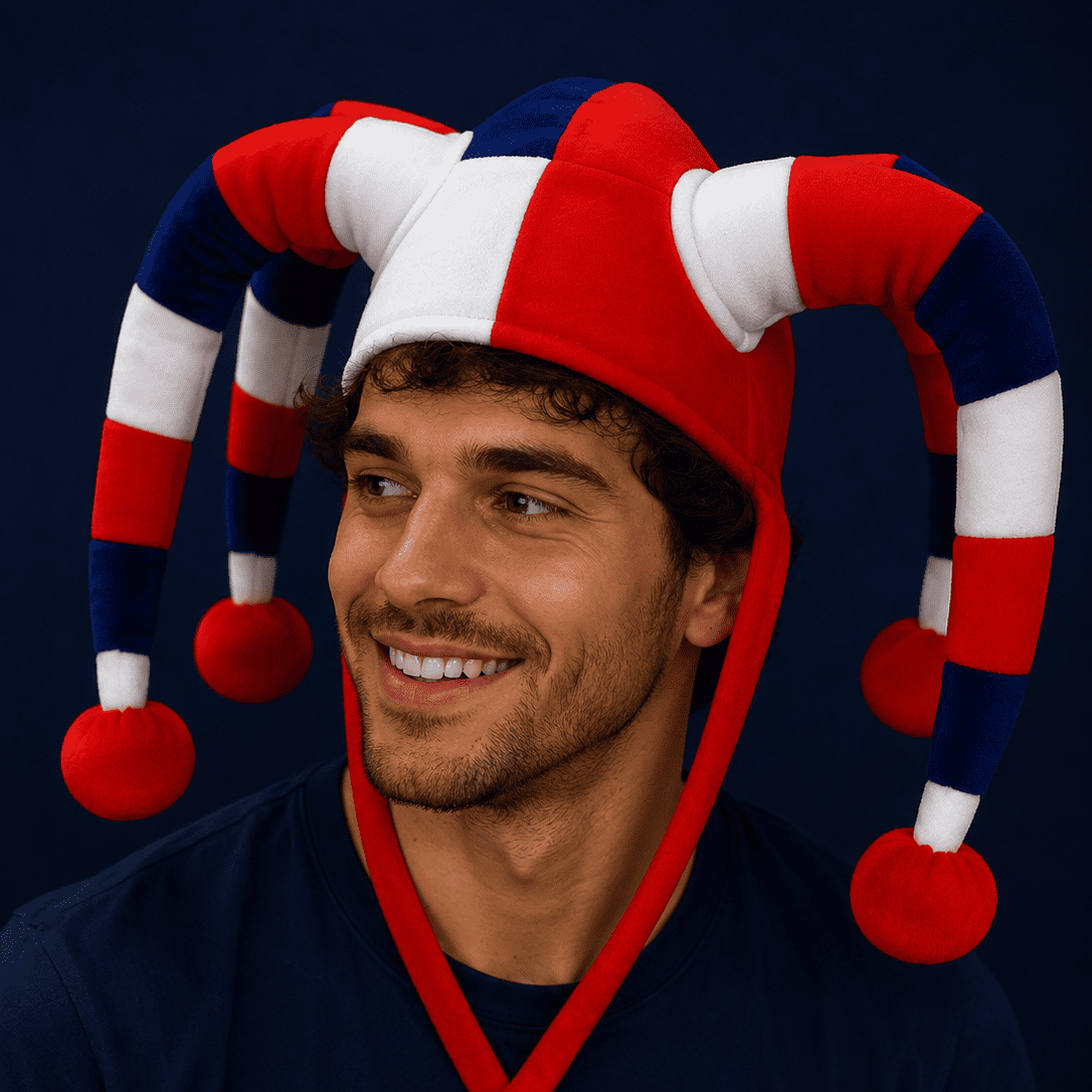 Chapeau Clown Football · Accessoire Supporter France