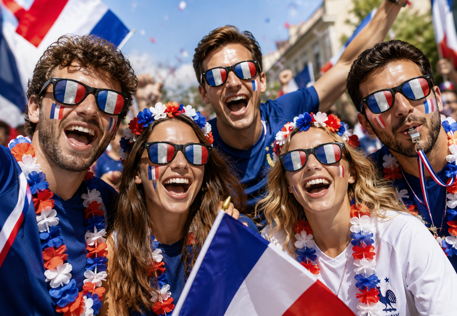 Pack Fleurs Tricolores · 7 Articles Supporter