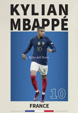 Posters Stars Football — Canvas — accessoire supporter équipe de France
