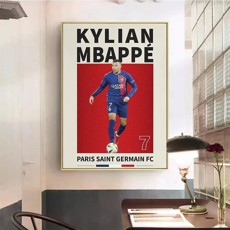 Posters Stars Football — Canvas — accessoire supporter équipe de France