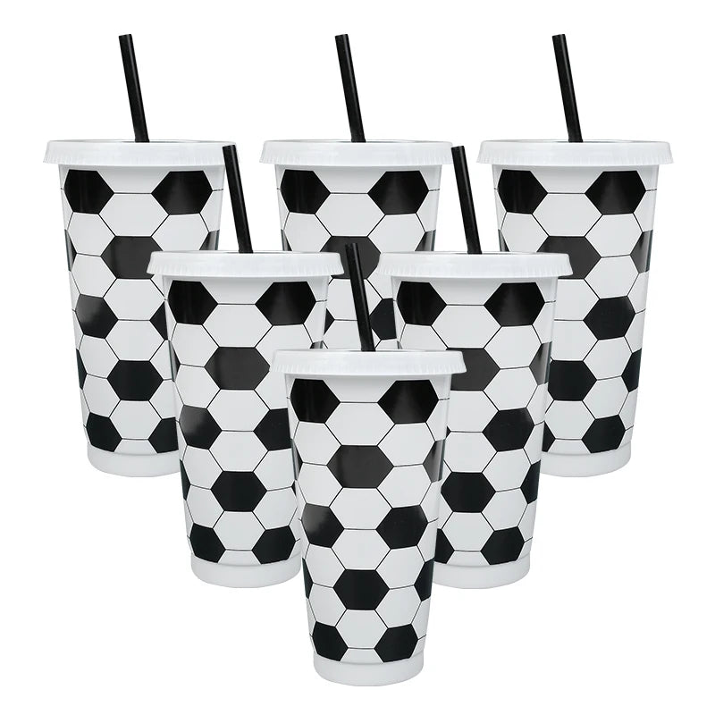Set 6 Gobelets Foot Réutilisables — accessoire supporter équipe de France