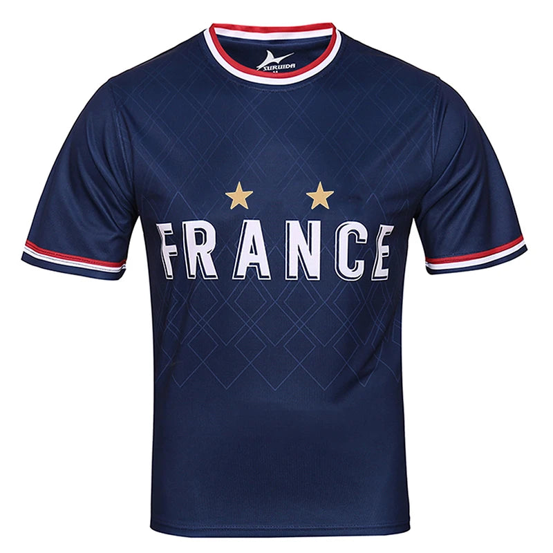 Maillot entraînement France football quick-dry supporter bleus — vue 7