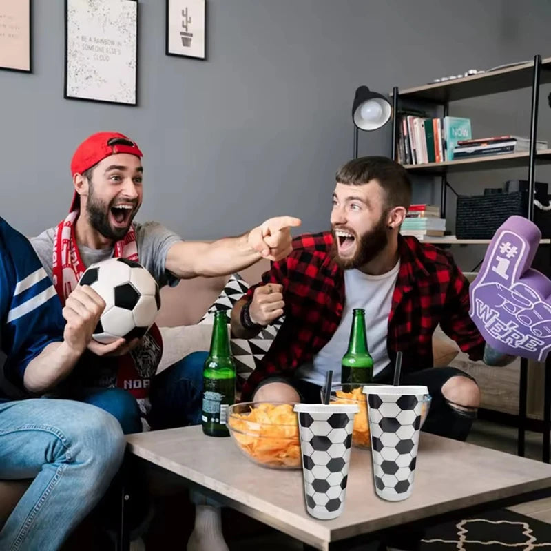 Set 6 Gobelets Foot Réutilisables — accessoire supporter équipe de France